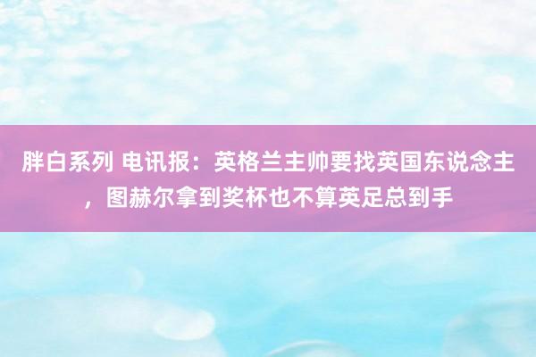 胖白系列 电讯报：英格兰主帅要找英国东说念主，图赫尔拿到奖杯也不算英足总到手