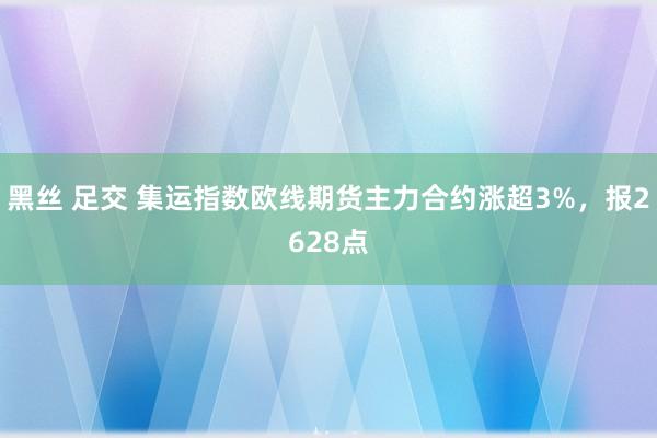 黑丝 足交 集运指数欧线期货主力合约涨超3%，报2628点