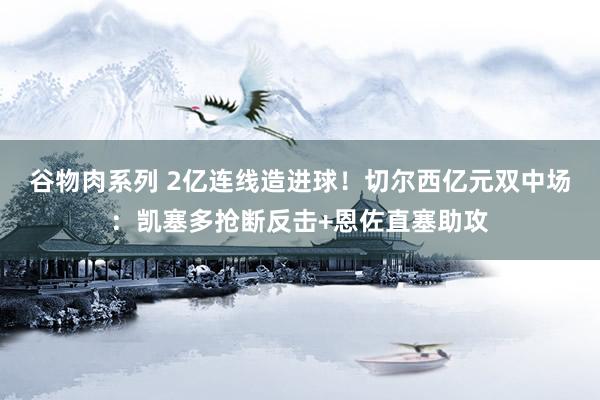 谷物肉系列 2亿连线造进球！切尔西亿元双中场：凯塞多抢断反击+恩佐直塞助攻