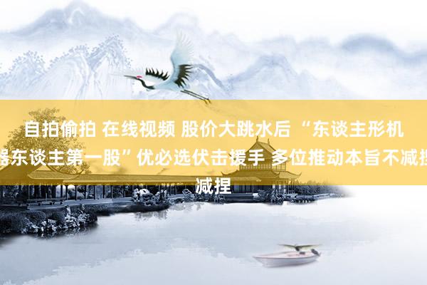 自拍偷拍 在线视频 股价大跳水后 “东谈主形机器东谈主第一股”优必选伏击援手 多位推动本旨不减捏