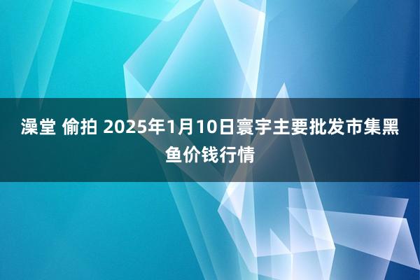 澡堂 偷拍 2025年1月10日寰宇主要批发市集黑鱼价钱行情