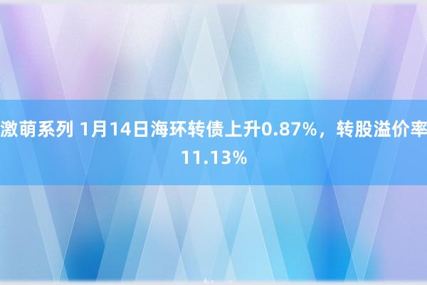 激萌系列 1月14日海环转债上升0.87%，转股溢价率11.13%